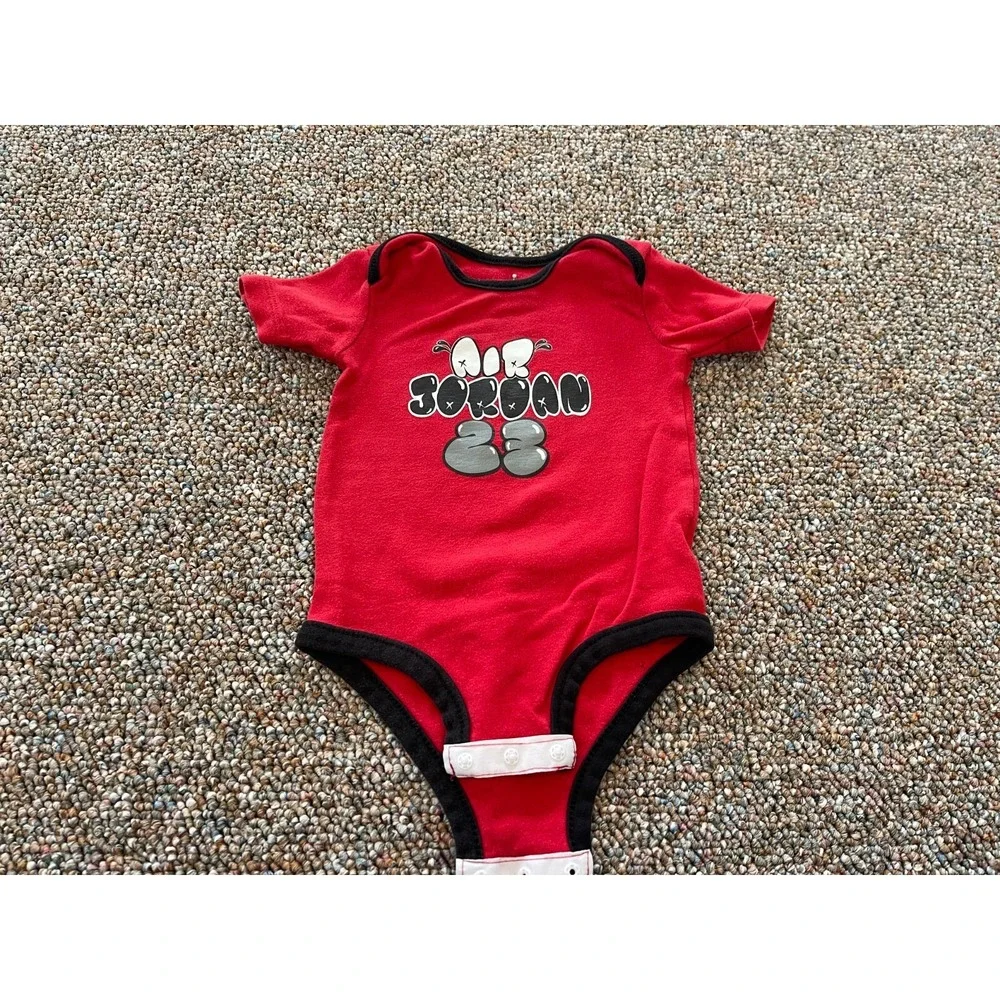 Nike Air Jordan Boys‎ Air Jordan 23 Red Bodysuit 9-12M